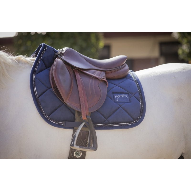 Eden by Pénélope New Strass Saddle Pad - Navy - Pénélope - Equiluxe Tack