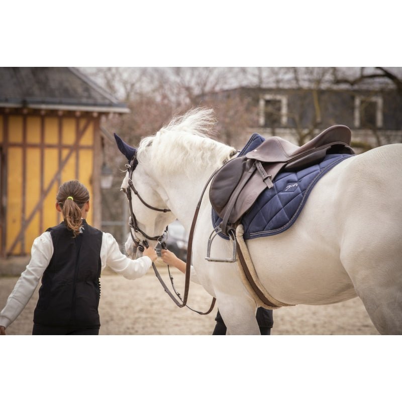 Eden by Pénélope New Strass Saddle Pad - Navy - Pénélope - Equiluxe Tack