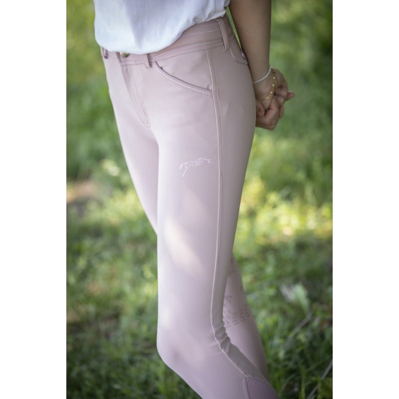 Eden by Pénélope Powder Pink Élégance Breeches - Children - Pénélope - Equiluxe Tack