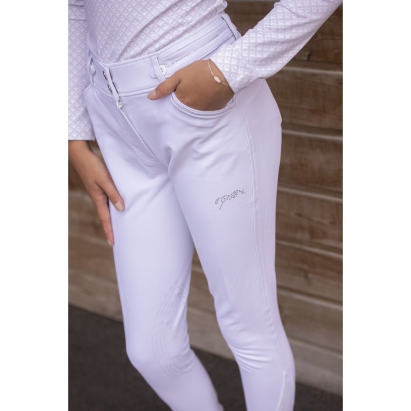 Eden by Pénélope White Élégance Breeches - Children - Pénélope - Equiluxe Tack
