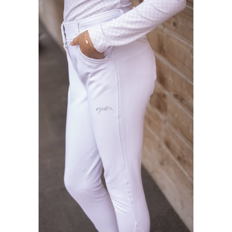 Eden by Pénélope White Élégance Breeches - Children - Pénélope - Equiluxe Tack