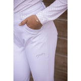 Eden by Pénélope White Élégance Breeches - Children - Pénélope - Equiluxe Tack