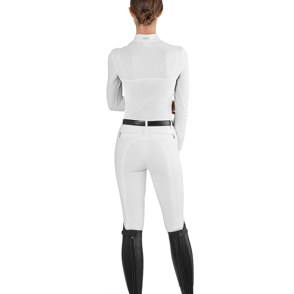 Ego 7 Mesh White Long Sleeve Show Shirt - Ego 7 - Equiluxe Tack