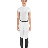 Ego 7 Mesh White Short Sleeve Show Shirt - Ego 7 - Equiluxe Tack