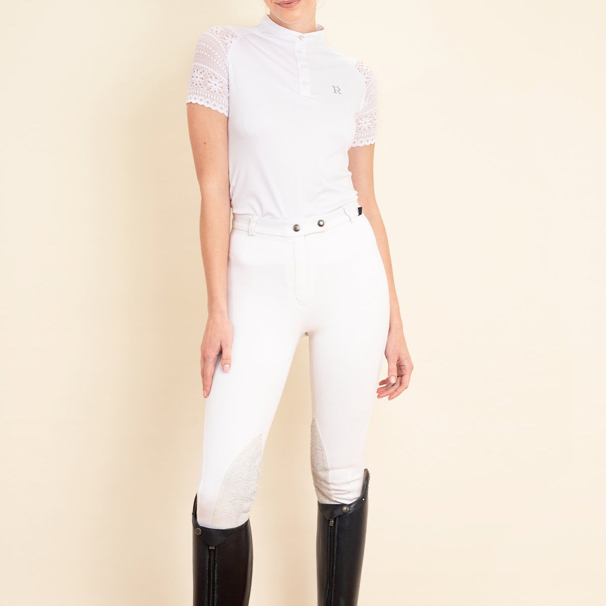 Ella Show Shirt | White - Rönner - Equiluxe Tack