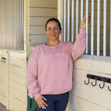 Ellany Boss Mare - Peach Equestrian Sweatshirt - Ellany - Equiluxe Tack