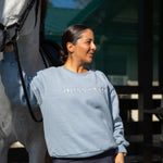 Ellany Boss Mare - Sky Blue Equestrian Sweatshirt - Ellany - Equiluxe Tack