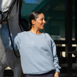 Ellany Boss Mare - Sky Blue Equestrian Sweatshirt - Ellany - Equiluxe Tack