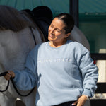 Ellany Boss Mare - Sky Blue Equestrian Sweatshirt - Ellany - Equiluxe Tack
