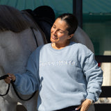 Ellany Boss Mare - Sky Blue Equestrian Sweatshirt - Ellany - Equiluxe Tack