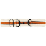 Ellany Bourbon Stripes - 1.5" Black Snaffle Elastic Belt - Ellany Equestrian - Equiluxe Tack