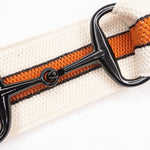 Ellany Bourbon Stripes - 1.5" Black Snaffle Elastic Belt - Ellany Equestrian - Equiluxe Tack