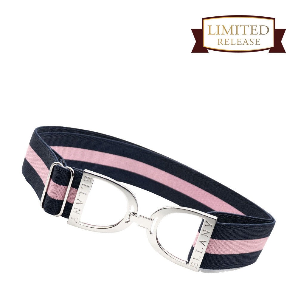 Ellany™ Elastic Belt 1.5" Blue Duck Memorial with Silver Stirrup - Ellany - Equiluxe Tack