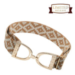 Ellany™ Elastic Belt 1.5" Caramel Polo with Gold Stirrup - Ellany - Equiluxe Tack