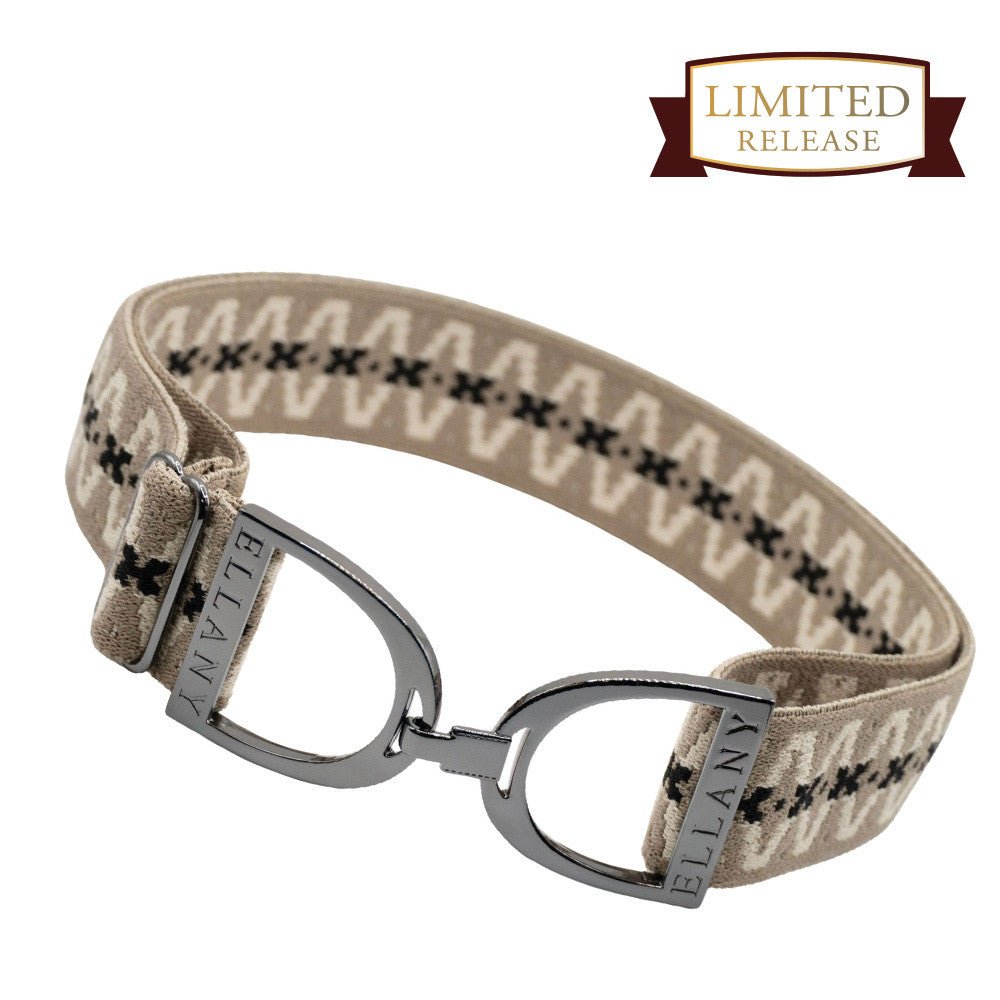 Ellany™ Elastic Belt 1.5" Harlow with Gunmetal Stirrup - Ellany - Equiluxe Tack