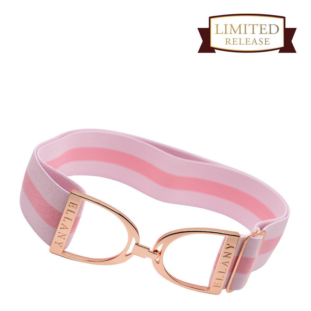 Ellany™ Elastic Belt 1.5" Madelyn with Rose Gold Stirrup - Ellany - Equiluxe Tack