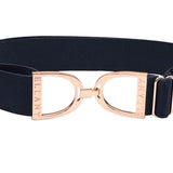Ellany™ Elastic Belt 1.5" Navy with Rose Gold Stirrup CORE Collection - Ellany - Equiluxe Tack