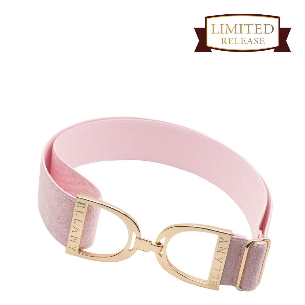 Ellany™ Elastic Belt 1.5" Pinkalicious with Gold Stirrup - Ellany - Equiluxe Tack