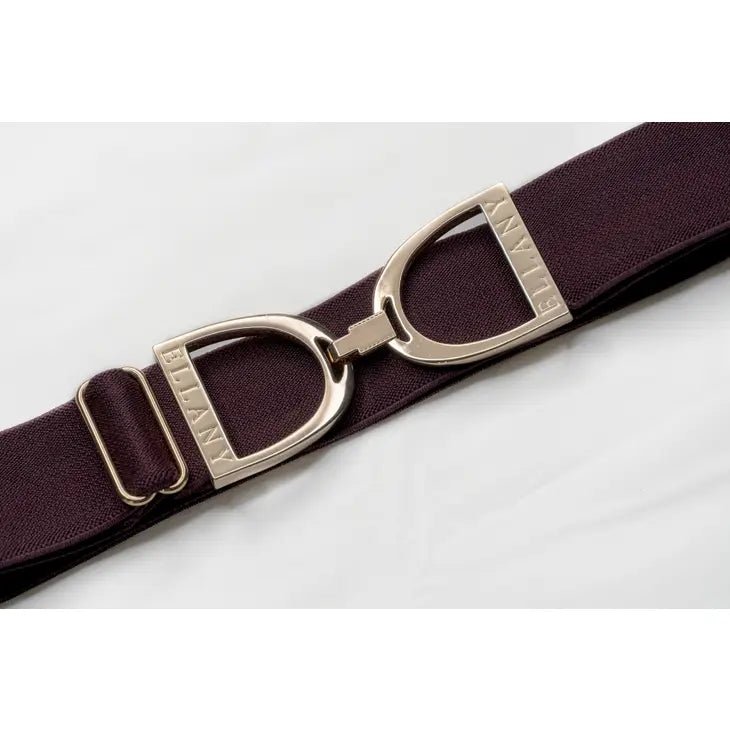 Ellany Fig - 1.5" Gold Stirrup Elastic Belt - Ellany Equestrian - Equiluxe Tack