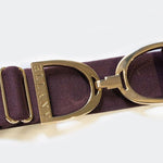 Ellany Fig - 1.5" Gold Stirrup Elastic Belt - Ellany Equestrian - Equiluxe Tack