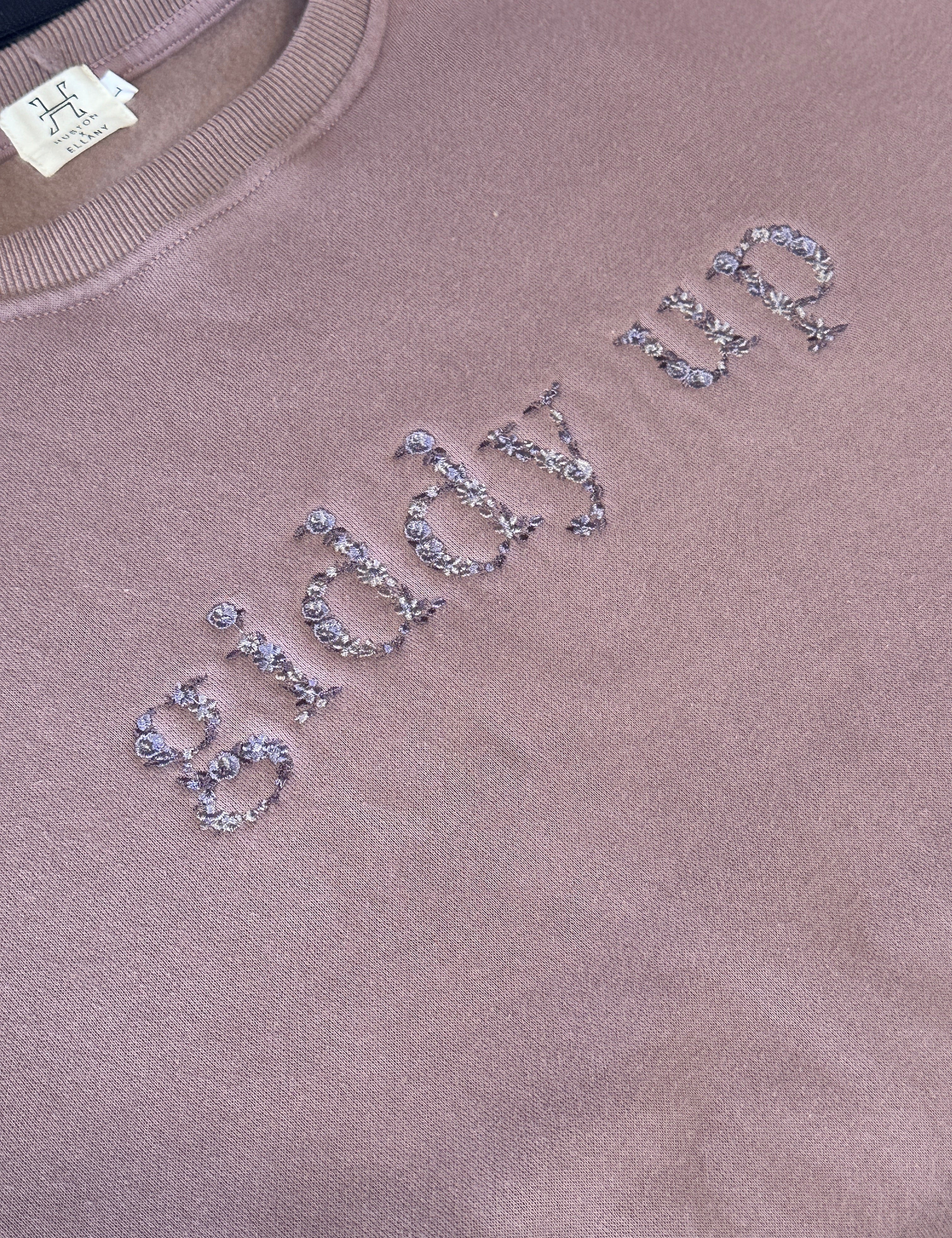 Ellany Giddy Up - Lavender Equestrian Sweatshirt - Ellany - Equiluxe Tack