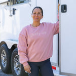 Ellany Giddy Up - Peach Equestrian Sweatshirt - Ellany - Equiluxe Tack