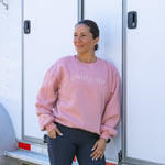 Ellany Giddy Up - Peach Equestrian Sweatshirt - Ellany - Equiluxe Tack