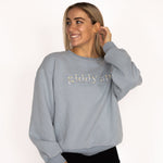 Ellany Giddy Up - Sky Blue Equestrian Sweatshirt - Ellany - Equiluxe Tack