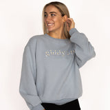 Ellany Giddy Up - Sky Blue Equestrian Sweatshirt - Ellany - Equiluxe Tack