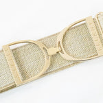 Ellany Gold Dakota - 2" Gold Stirrup Elastic Belt - Ellany - Equiluxe Tack