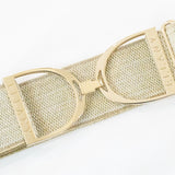 Ellany Gold Dakota - 2" Gold Stirrup Elastic Belt - Ellany - Equiluxe Tack