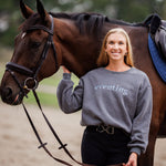 Ellany Grey "EVENTING" Sweatshirt - Blue Ombre - Ellany - Equiluxe Tack