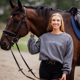 Ellany Grey "EVENTING" Sweatshirt - Blue Ombre - Ellany - Equiluxe Tack