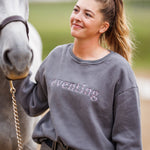 Ellany Grey "EVENTING" Sweatshirt - Purple - Ellany - Equiluxe Tack