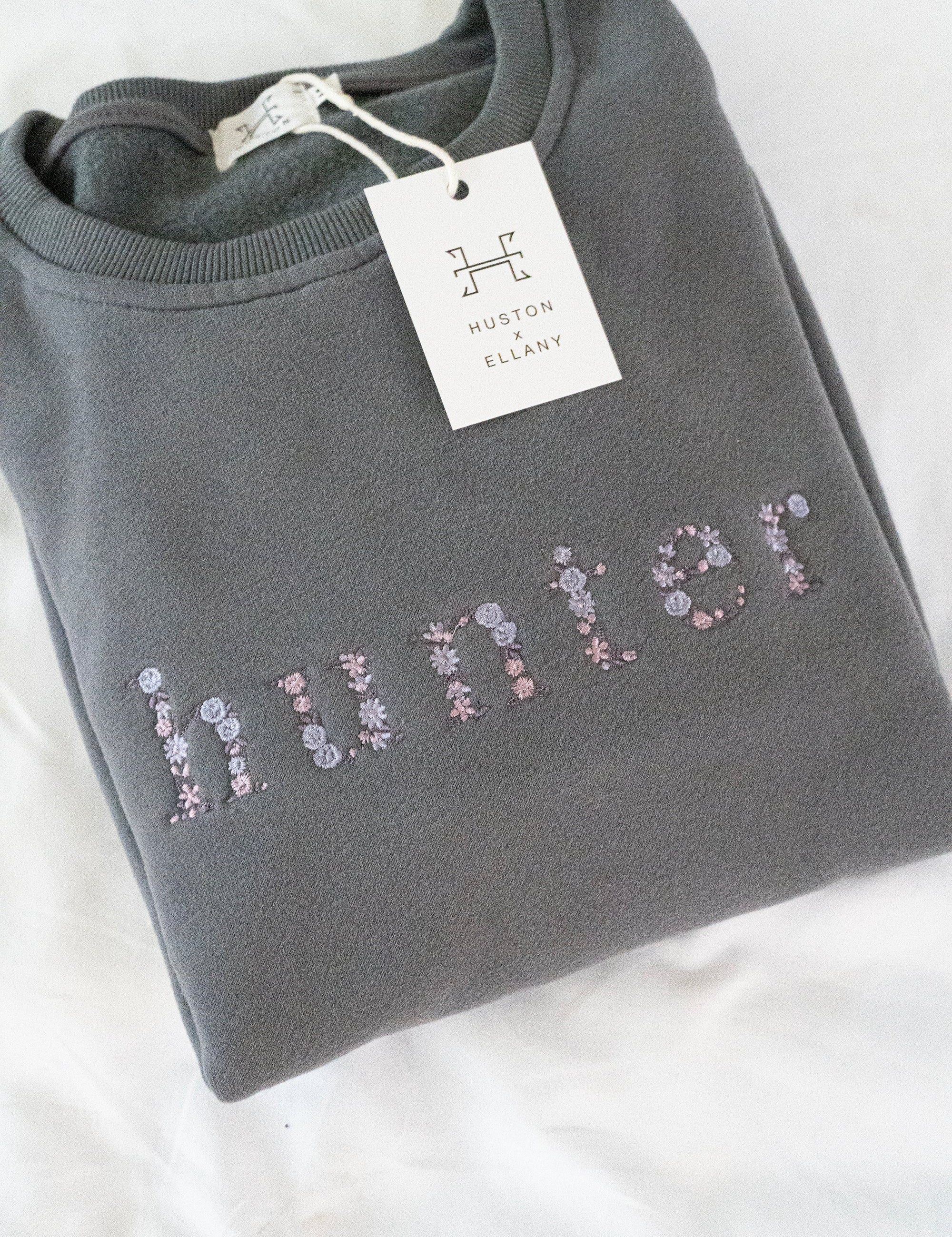 Ellany Grey "HUNTER" Sweatshirt - Purple - Ellany - Equiluxe Tack