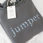 Ellany Grey "JUMPER" Sweatshirt - Blue Ombre - Ellany - Equiluxe Tack