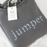 Ellany Grey "JUMPER" Sweatshirt - Blue Ombre - Ellany - Equiluxe Tack