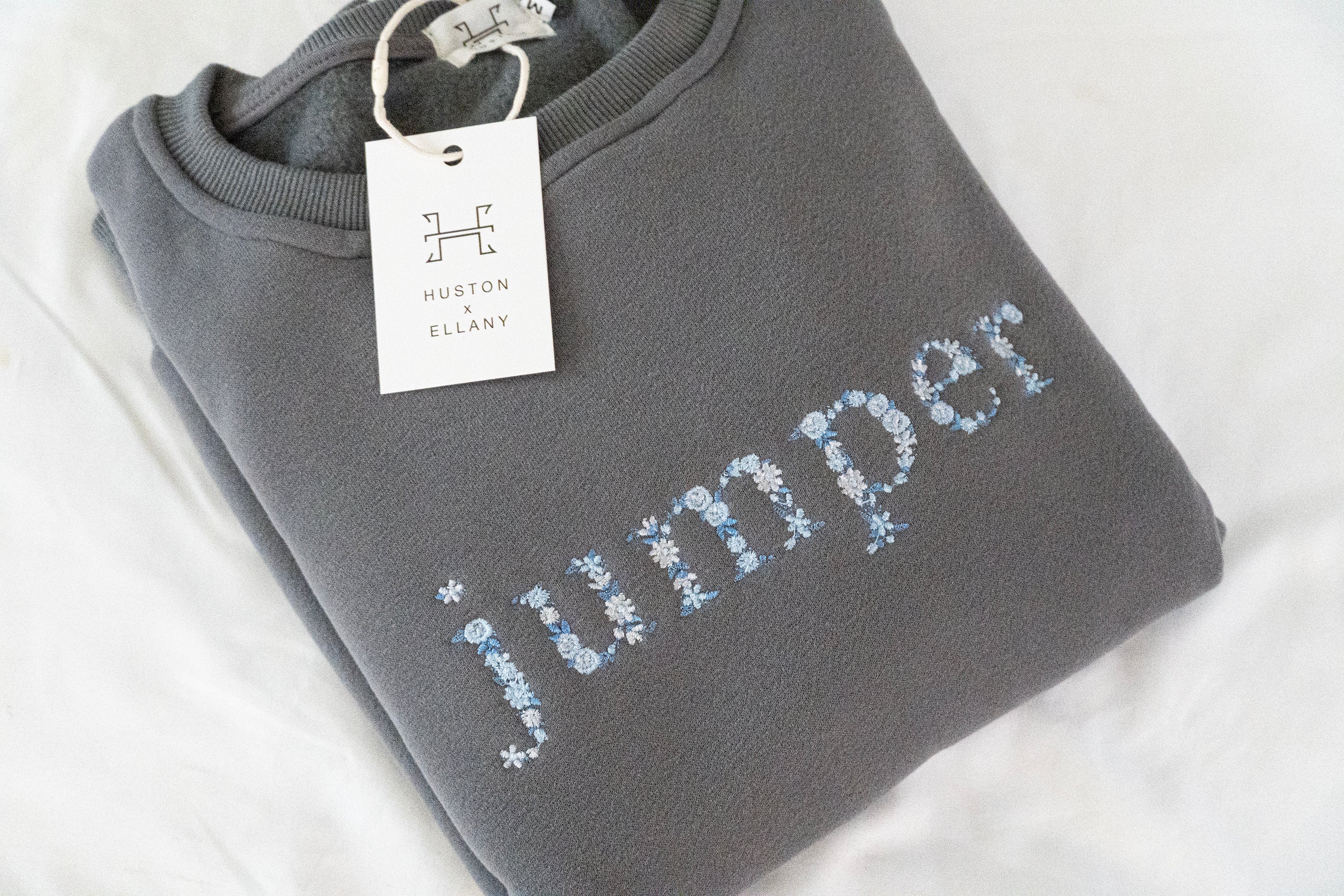 Ellany Grey "JUMPER" Sweatshirt - Blue Ombre - Ellany - Equiluxe Tack