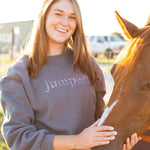 Ellany Grey "JUMPER" Sweatshirt - Purple - Ellany - Equiluxe Tack