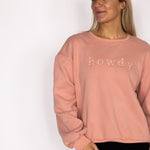 Ellany Howdy - Peach Equestrian Sweatshirt - Ellany - Equiluxe Tack