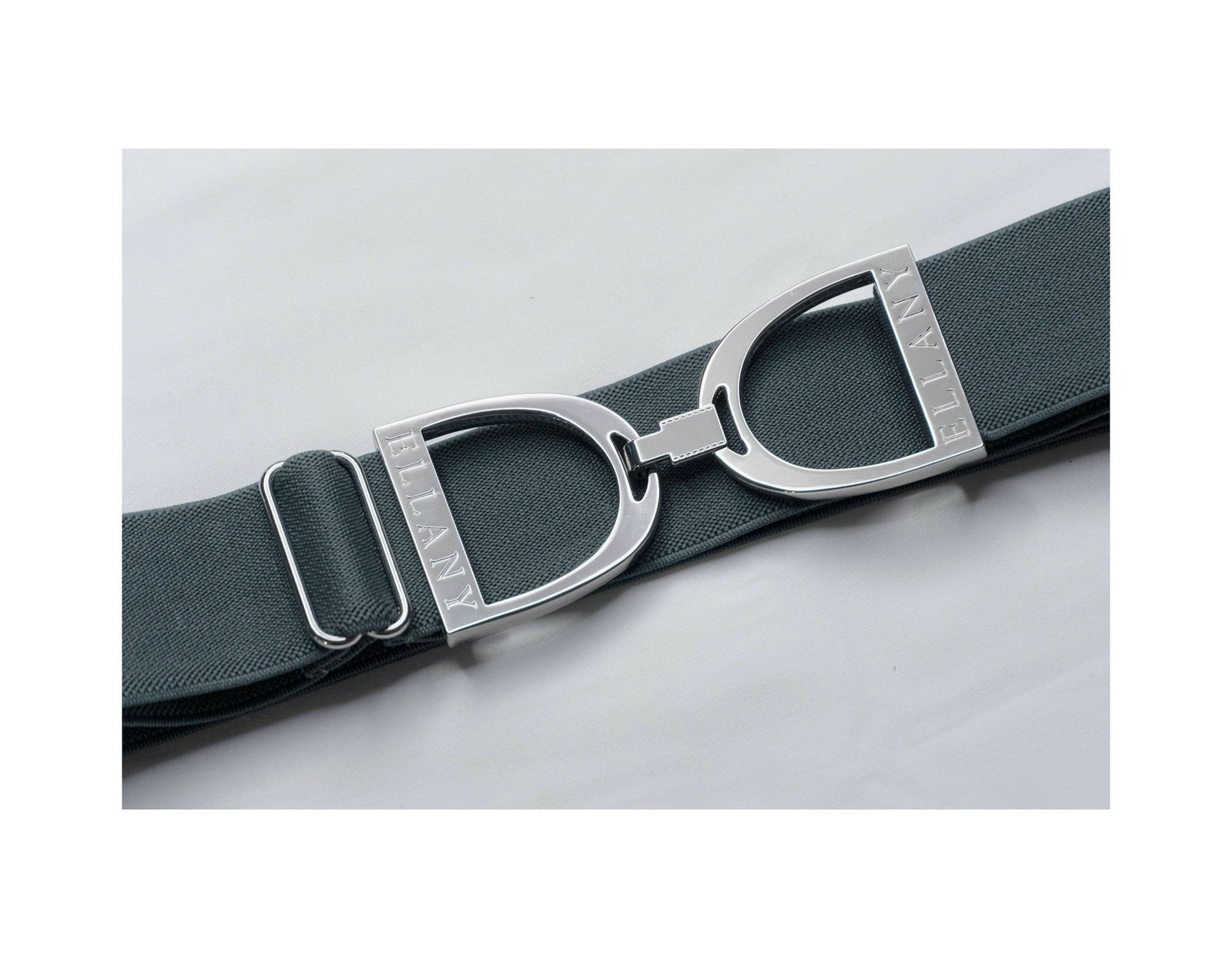 Ellany Ivy - 1.5" Silver Stirrup Elastic Belt - Ellany Equestrian - Equiluxe Tack
