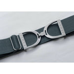 Ellany Ivy - 1.5" Silver Stirrup Elastic Belt - Ellany Equestrian - Equiluxe Tack
