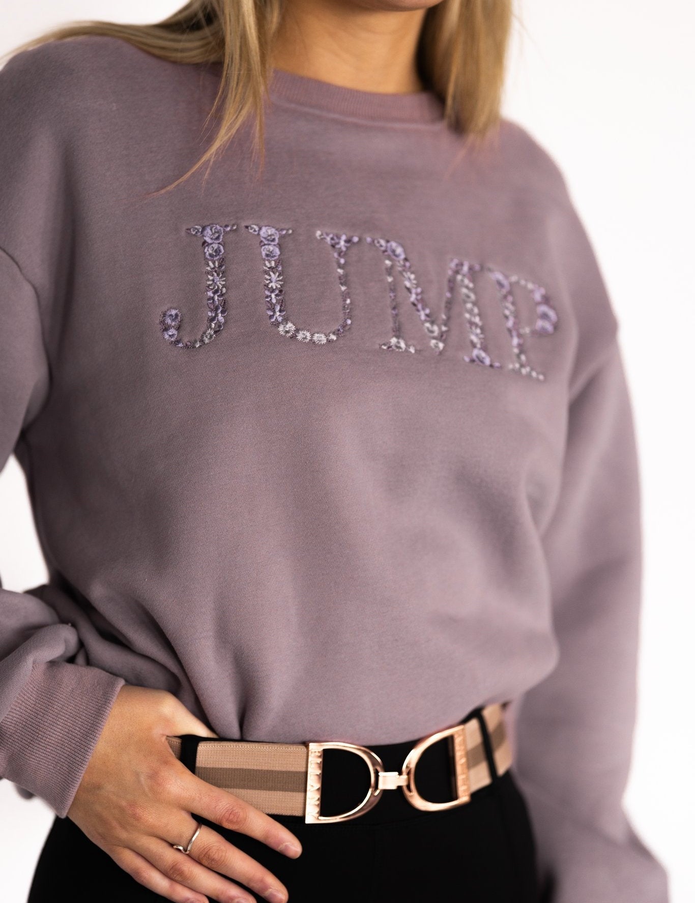 Ellany Jump - Lavender Equestrian Sweatshirt - Ellany - Equiluxe Tack