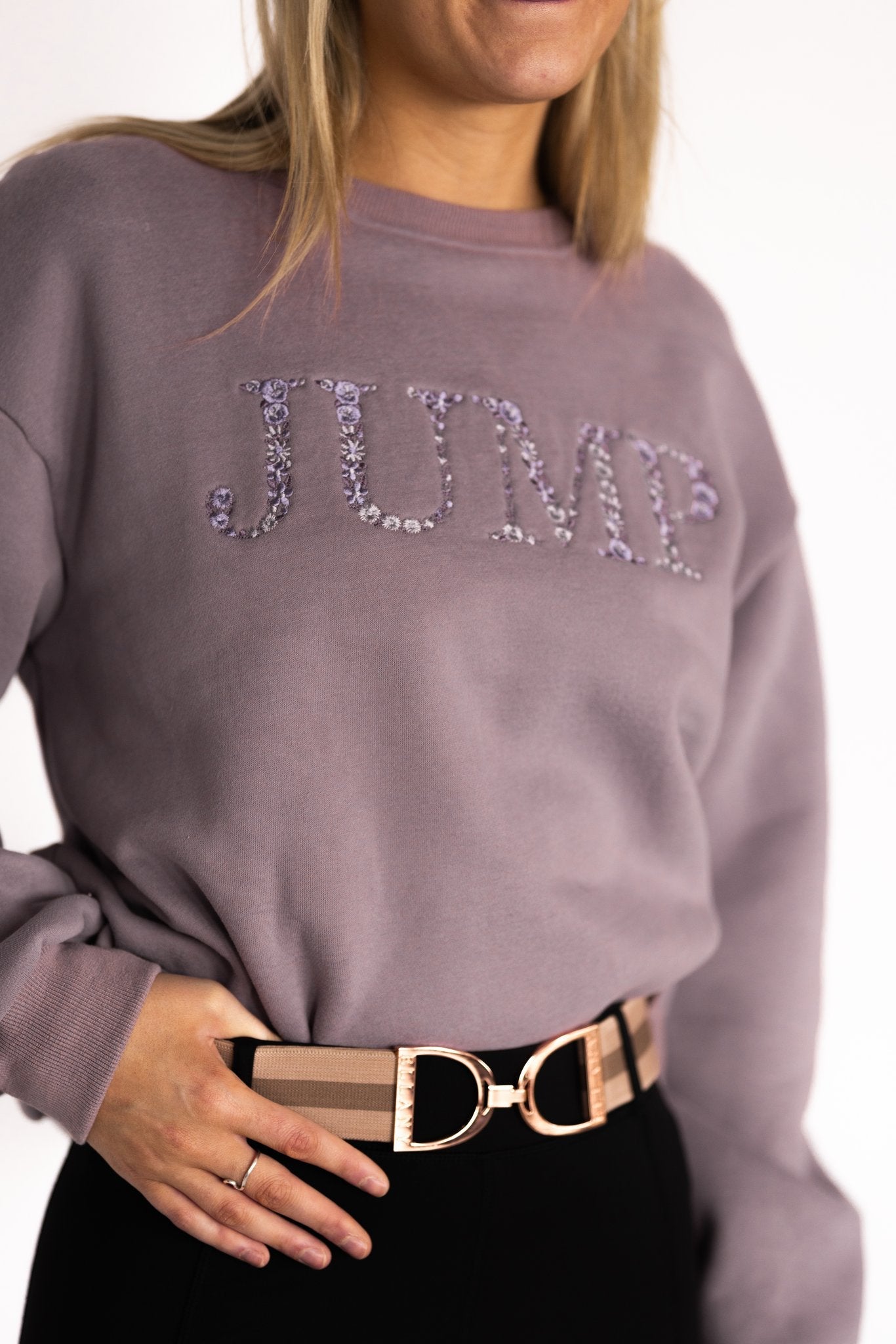 Ellany Jump - Lavender Equestrian Sweatshirt - Ellany - Equiluxe Tack