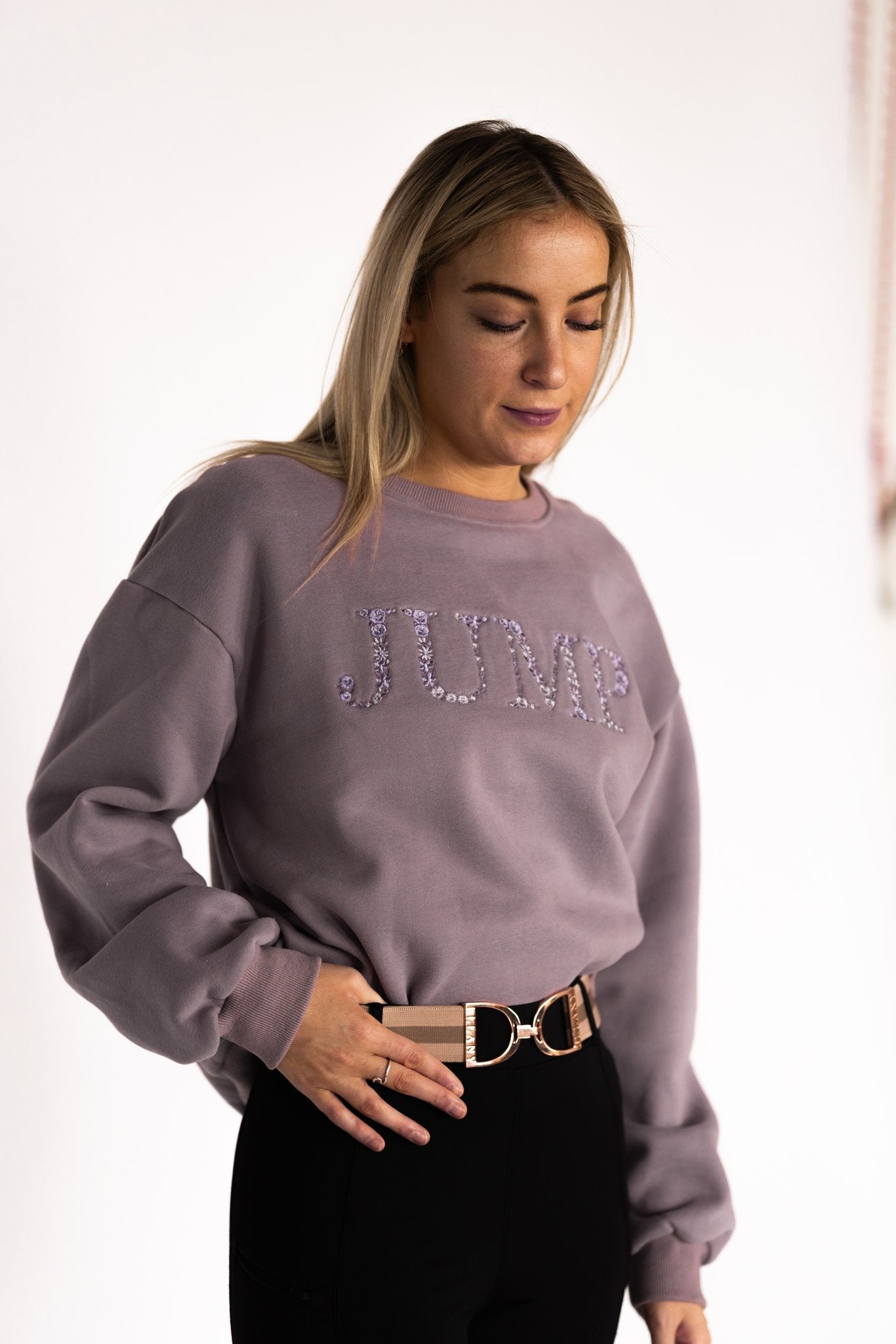 Ellany Jump - Lavender Equestrian Sweatshirt - Ellany - Equiluxe Tack