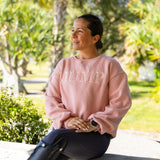 Ellany Jump - Peach Equestrian Sweatshirt - Ellany - Equiluxe Tack