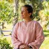 Ellany Jump - Peach Equestrian Sweatshirt - Ellany - Equiluxe Tack