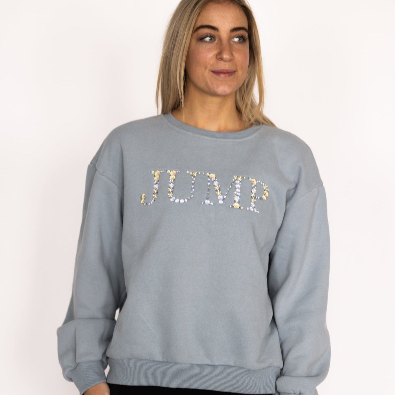 Ellany Jump - Sky Blue Equestrian Sweatshirt - Ellany - Equiluxe Tack
