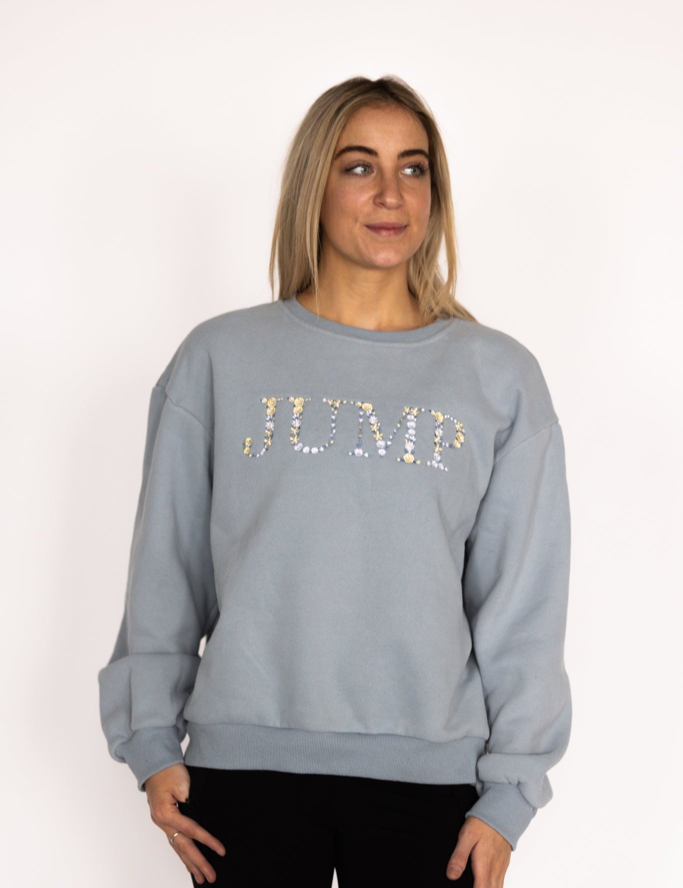 Ellany Jump - Sky Blue Equestrian Sweatshirt - Ellany - Equiluxe Tack