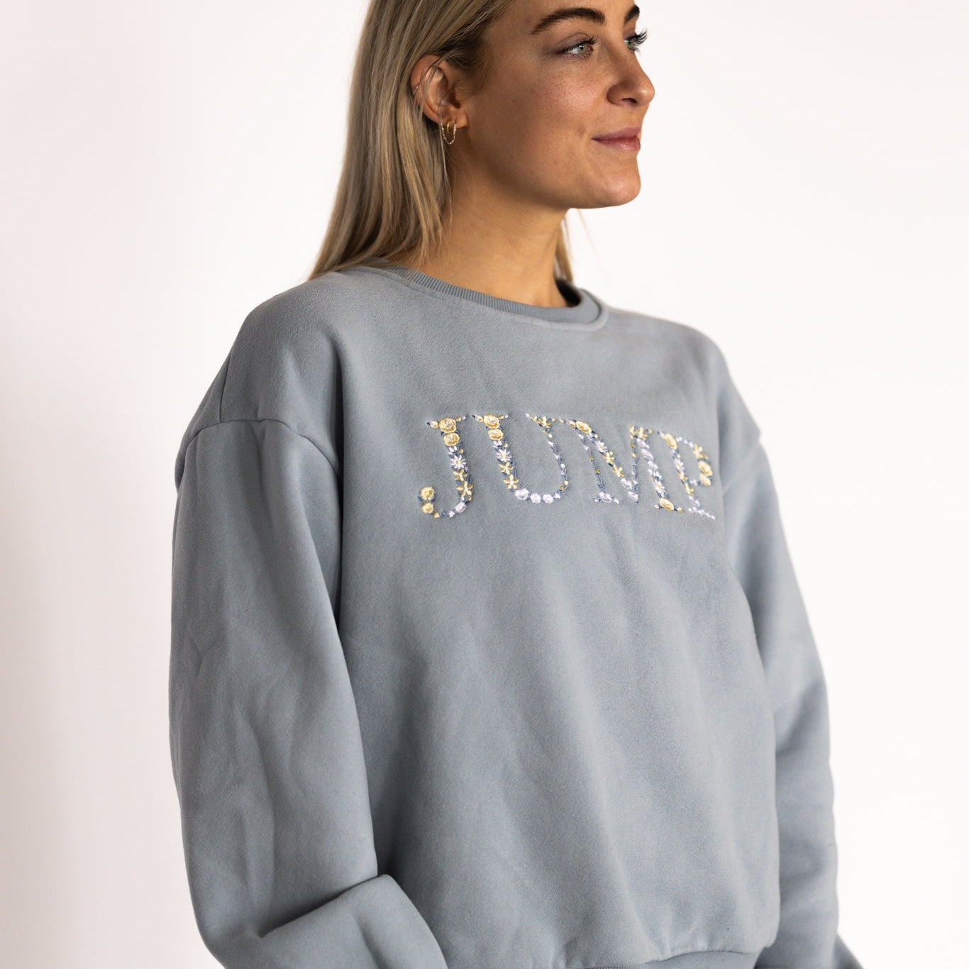 Ellany Jump - Sky Blue Equestrian Sweatshirt - Ellany - Equiluxe Tack